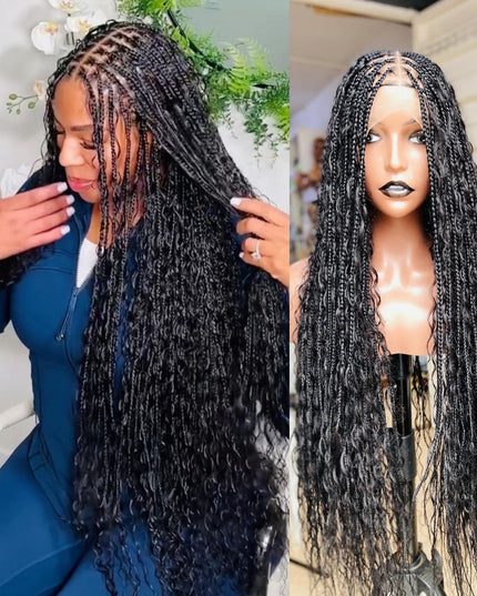Human hair boho braids