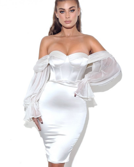 Lydia Off Shoulder Dress - Miss Circle