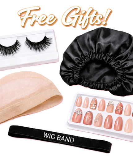 Red Glueless Straight 24' HD Lace Frontal Human Hair Wigs Body Wave