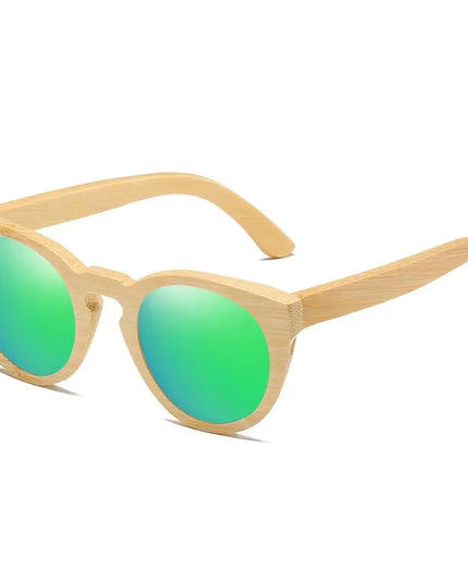GM Natural Bamboo Sunglasses Women Polarized UV400 Brand Designer Classic Sun glasses Men Vintage Wooden Sunglasses S824