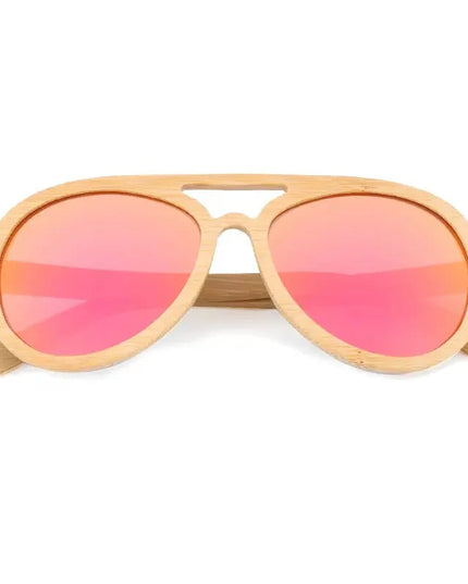 Vintage Wooden Polarized Driving Sunglasses UV400