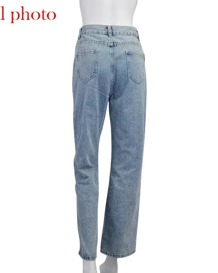 Sasha Straight Leg High Waist Jeans