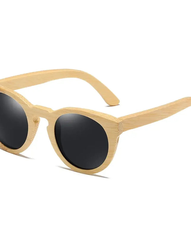 GM Natural Bamboo Sunglasses Women Polarized UV400 Brand Designer Classic Sun glasses Men Vintage Wooden Sunglasses S824