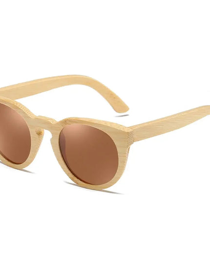 GM Natural Bamboo Sunglasses Women Polarized UV400 Brand Designer Classic Sun glasses Men Vintage Wooden Sunglasses S824