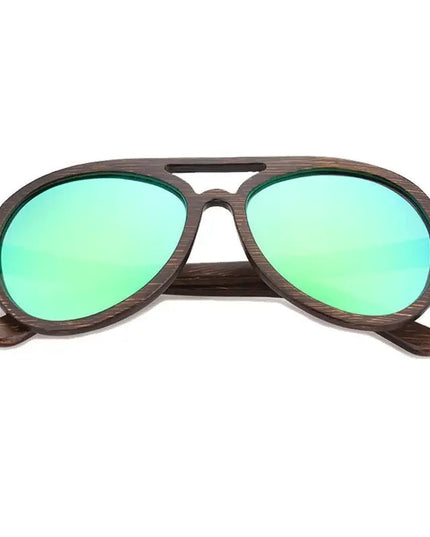 Vintage Wooden Polarized Driving Sunglasses UV400