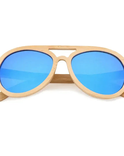 Vintage Wooden Polarized Driving Sunglasses UV400