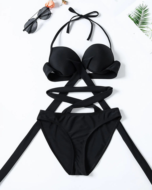 Women's Color Block Bikini Swimwear