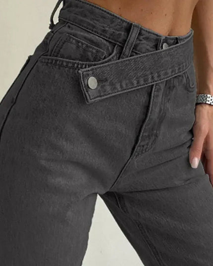 Sasha Straight Leg High Waist Jeans