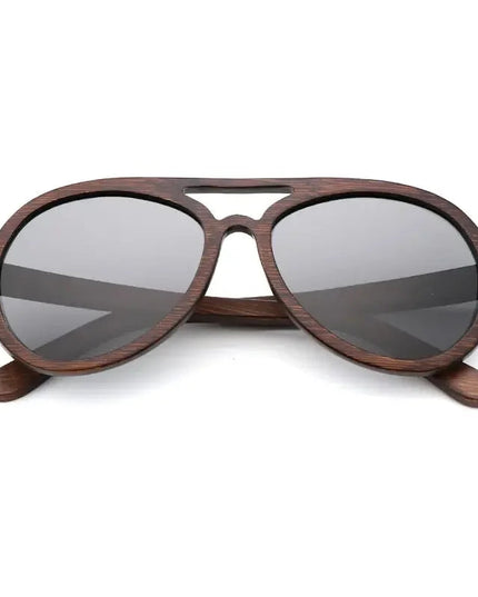 Vintage Wooden Polarized Driving Sunglasses UV400