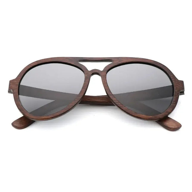 Vintage Wooden Polarized Driving Sunglasses UV400