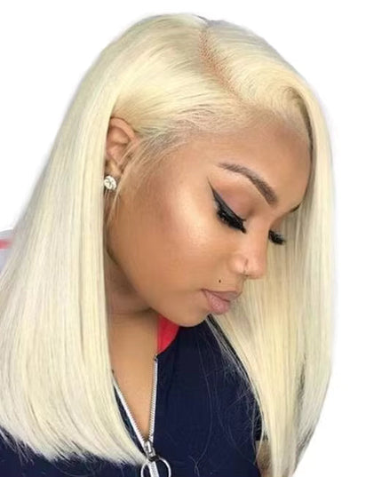 613 Lace Front Bob Wig (Platinum Blonde) Icy Cutie