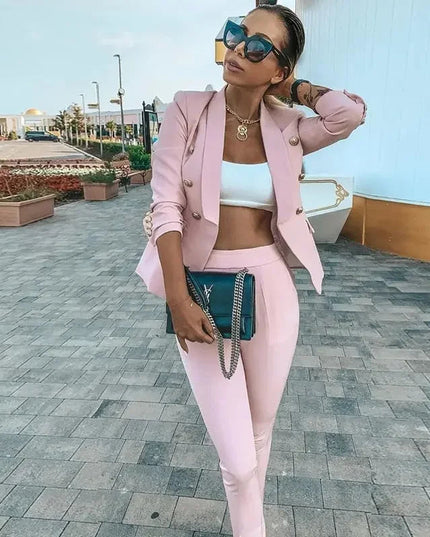 Monaco Blazer & Pantsuit Career Set
