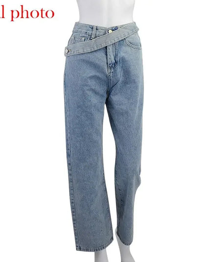 Sasha Straight Leg High Waist Jeans