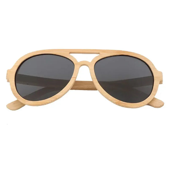 Vintage Wooden Polarized Driving Sunglasses UV400