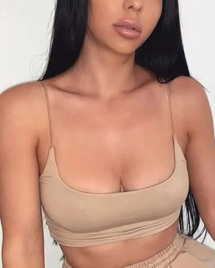 Womens Summer Camis Tanks Tops Sleeveless Cotton Bustier Unpadded Bandeau Bra Vest Crop Top Seamless Tees