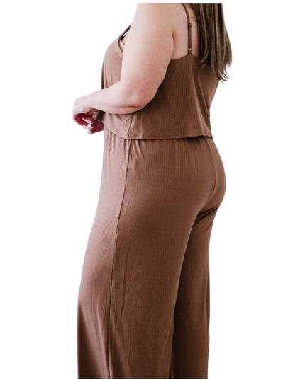 Women’s Plus Size Ribbed Jumpsuit