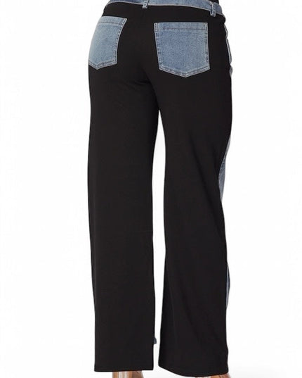 Still Got It Denim Jeans Sweatpants Mix
