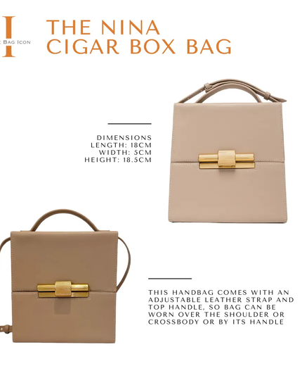 THE NINA CIGAR BOX BAG