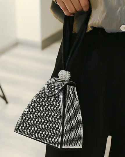 Luxury Diamond Clutch Bag for Women - Evening Purse