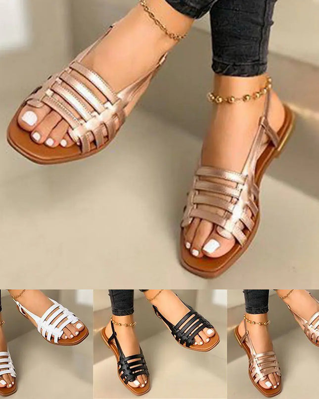Women's Summer Hollow Beach Flat Sandals