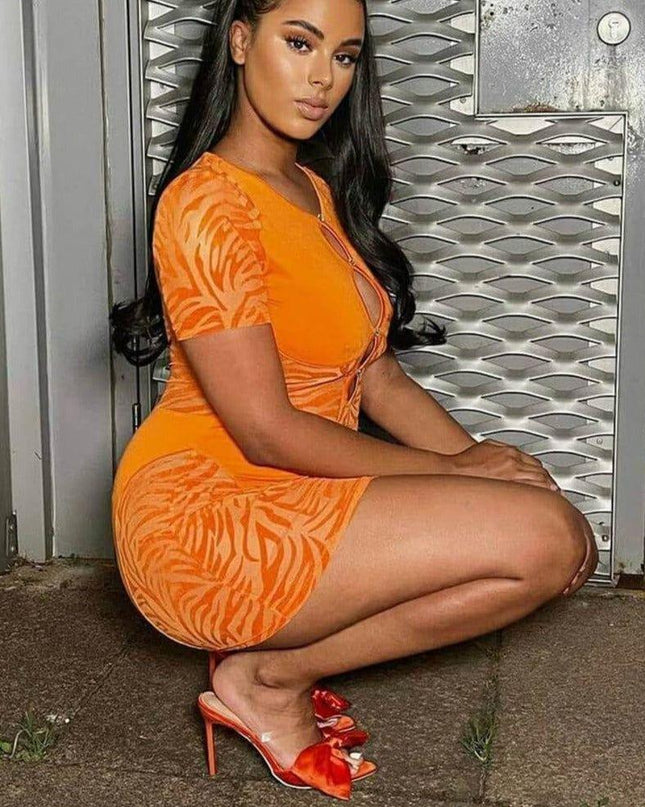Longshot Orange Satin Stiletto Heels whit Big Bow