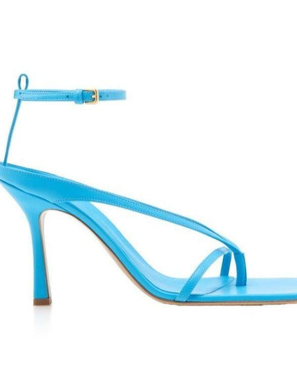 Midnight Square Toe Stiletto Heel Sandals