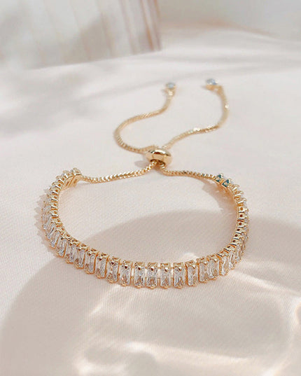 Rhinestone Bracelet Ins Fashion Shiny Adjustable Bracelet Women Jewelry