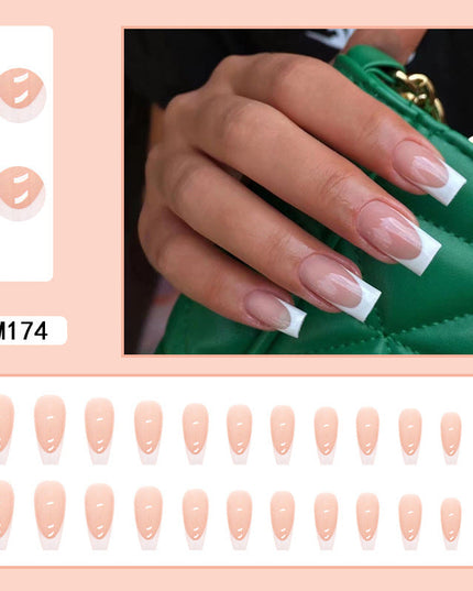 Simple French Tip Nails