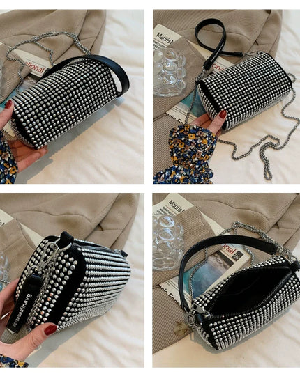 Fancy Rhinestone Bag | New Arrival Tide Fashion Underarm Bag & Full Diamond Crystal Handbag (Female Summer Crossbody)