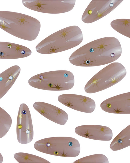 Women's Fashion Drop Shape Press-on Fingernail