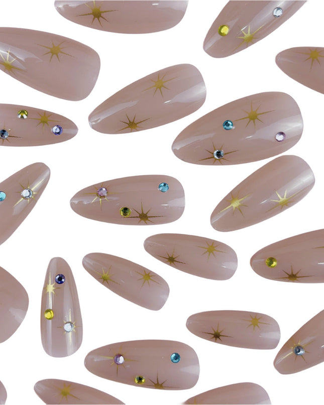 Women's Fashion Drop Shape Press-on Fingernail