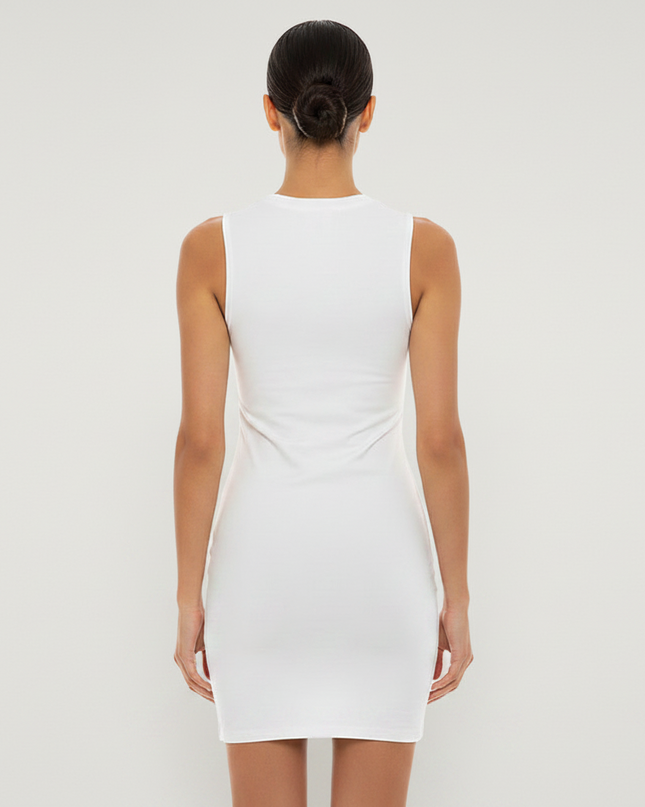 Hollow Cut-Out Mini Dress