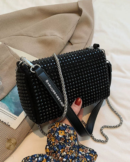 Fancy Rhinestone Bag | New Arrival Tide Fashion Underarm Bag & Full Diamond Crystal Handbag (Female Summer Crossbody)