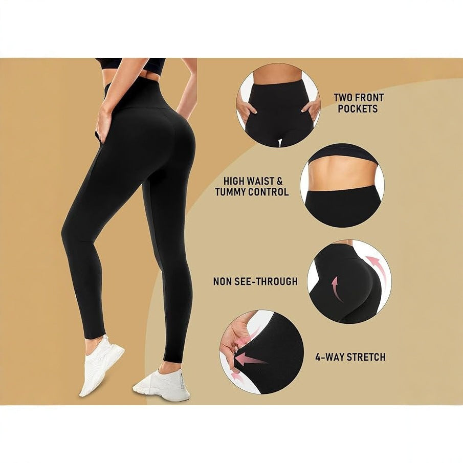 Contracting High Elastic Slimming High Waist Leggings