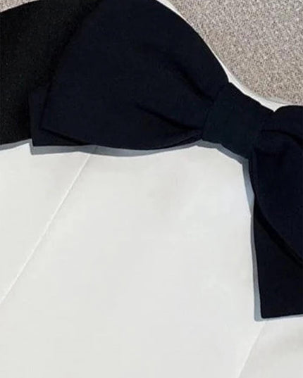 Off-Shoulder Margot Dress with Bow Detail | ZAKAPOP