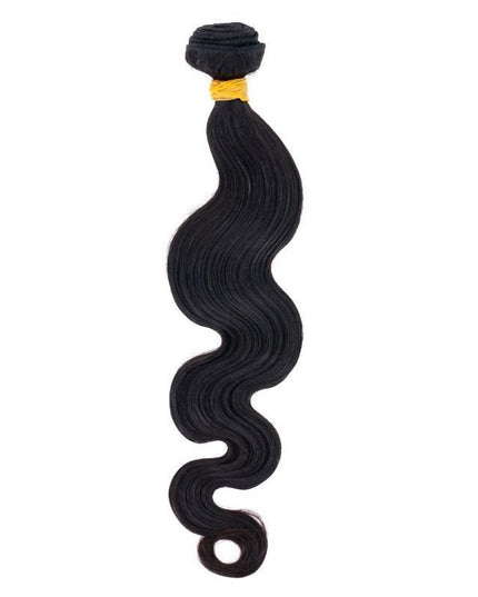 Black Brazilian Body Wave Human Hair Bundle | Premium Weave Extension | High-Quality Hairpiece | For Sew-ins & Wigs