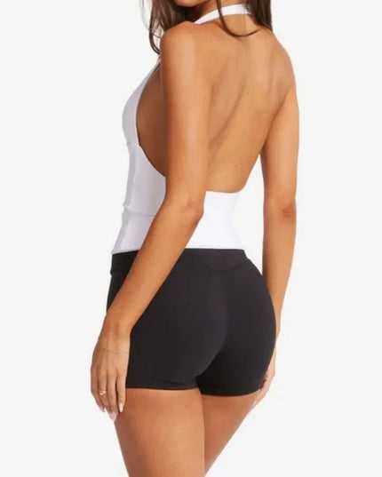 Woman Top Gym Impact Halter Top