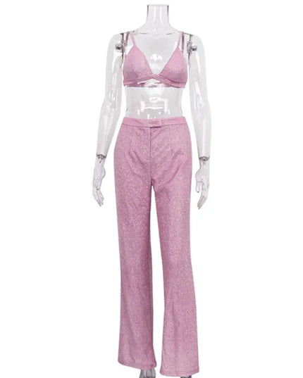 Glitz Blazer & Pants Matching Set