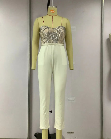 Bold Fashion Sequin Jumpsuit