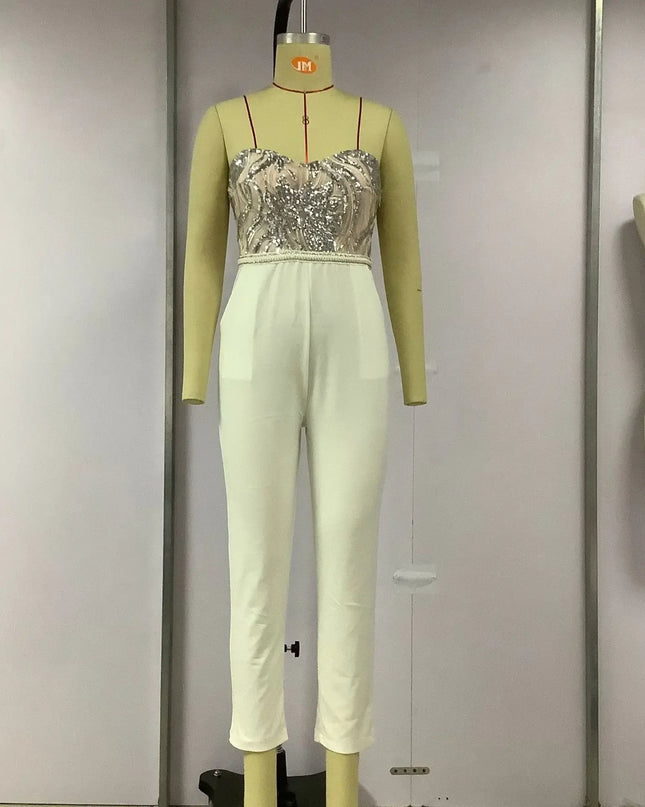 Bold Fashion Sequin Jumpsuit