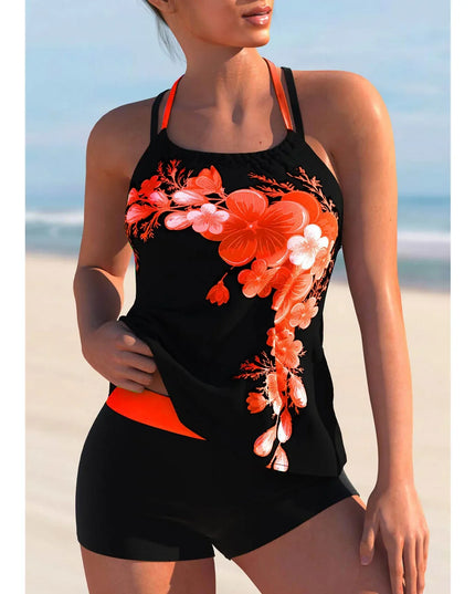Red Blossom Bikini Set: S-6XL Beachwear Collection