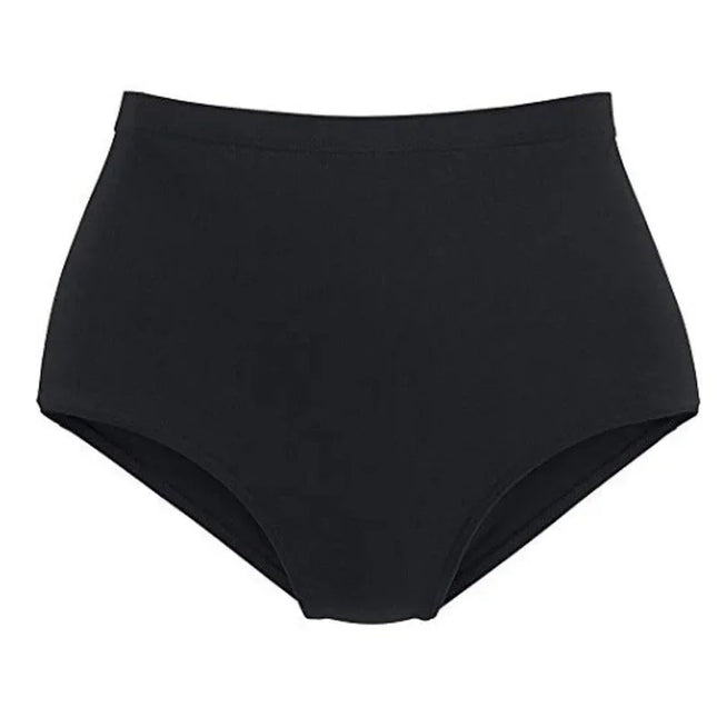 Floral High-Waist Bikini Shorts - Plus Size Swimwear