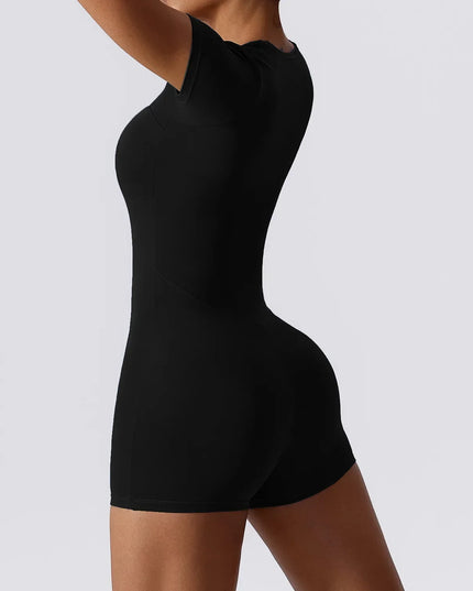 Sunshine Short Sleeve Yoga Bodysuit