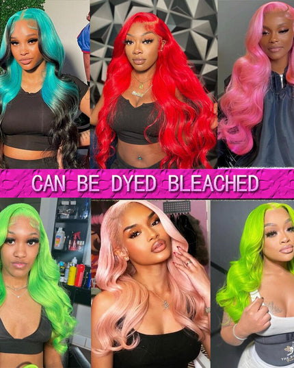 Honey Blonde Lace Front Wig Human Hair Wigs For Women Brazilian Hair Pre Plucked 30 32 Inch 13x4 Body Wave 613 Lace Frontal Wig