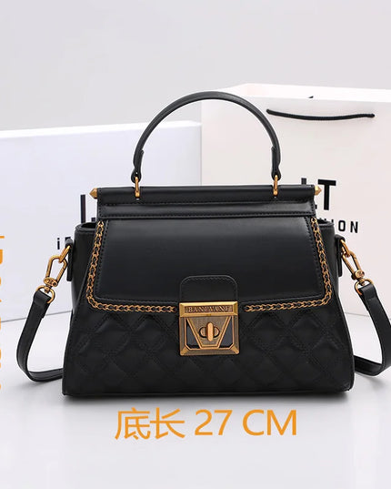 Women's Handbag New Autumn & Winter | High-End Light Luxury Diamond Grid Small Square Bag (Shoulder & Crossbody)