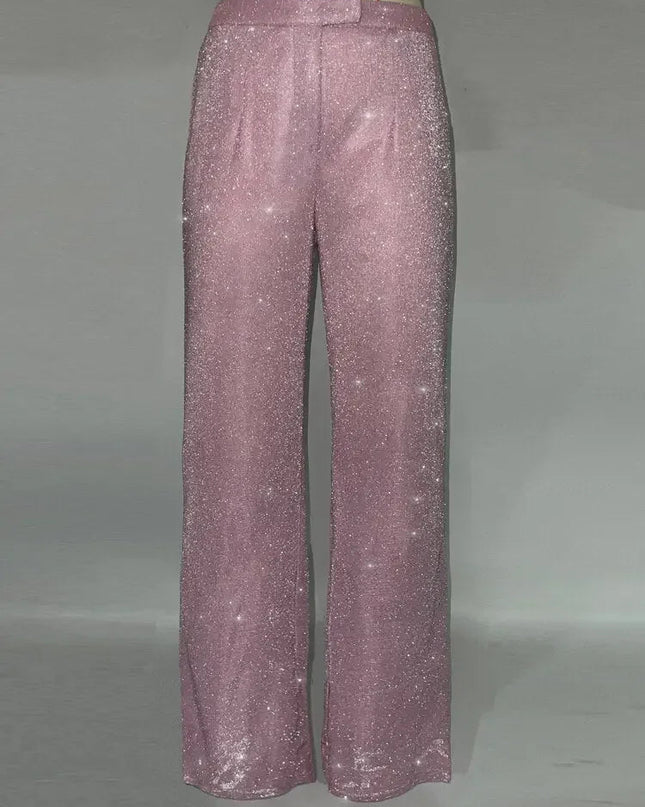 Glitz Blazer & Pants Matching Set