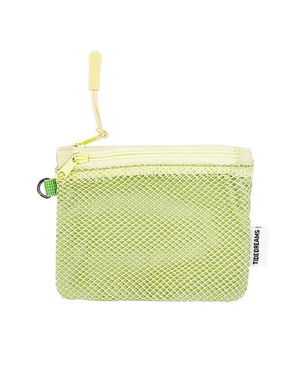 Travel Makeup Storage Bags | New Mesh Coin Purse & Simple Portable Mini Bag (Multi-purpose Square Bag Double-layer Zipper Card Holder)