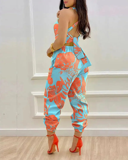 Elegant Summer Fashion Jumpsuit for Women - Shoulder Straps