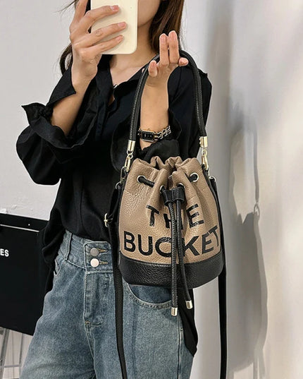 New Fashion Women's Bucket Bag Trend | Brand Casual Versatile Shoulder Bag & High-end Classic Crossbody Bag (Designer Luxury Handbag)