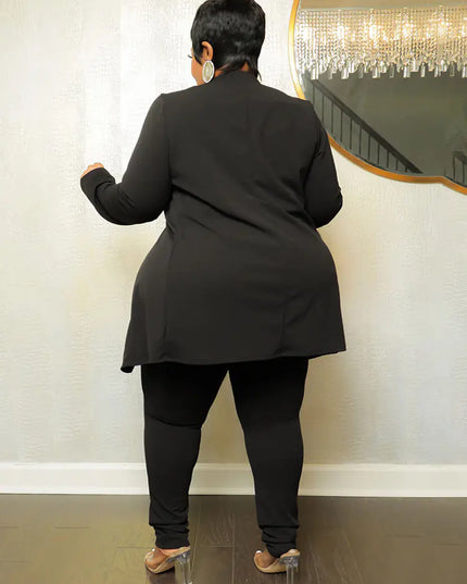 Plus Size Women’s Matching Two-Piece Outfit Set